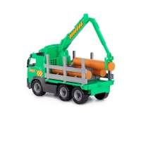 Camion cu lemne - Volvo PowerTruck, 45x19x25 cm, Wader