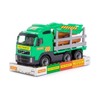 Camion cu lemne - Volvo PowerTruck, 45x19x25 cm, Wader