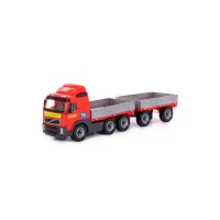 Camion cu remorca - Volvo PowerTruck, 77x19x25 cm, Wader