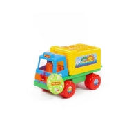 Camion educativ+forme, 26x16x17 cm, Cavallino