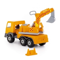 Camion-excavator, 42,5x16,5x24,5 cm, Polesie