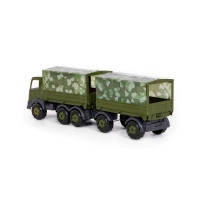 Camion militar cu prelata si remorca - SuperTruck, 71x16x22 cm,