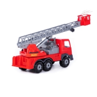 Camion pompieri + elevator - Supertruck, 45x16.5x26 cm, Polesie