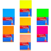 Carton color A4 180g NEON Set 100 - NEBO