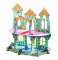 Joc de construit Pop to play Castelul vrajit 3D, Djeco