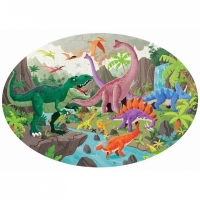 Cunoaste, invata si exploreaza - Puzzle Dinozauri (205 piese)