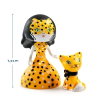 Figurina Arty Toys Printesa Feline si motanul Cleo, Djeco