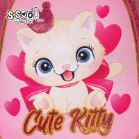 Ghiozdan anatomic CUTE KITTY, 38x39x19.5 cm - S-COOL