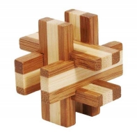 Joc logic IQ 3D Puzzle in cutie metalica-6, Fridolin