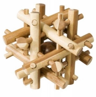 Joc logic IQ Puzzle 3D Magic sticks, Fridolin