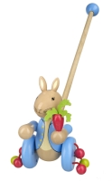 Jucarie de impins Peter Rabbittm, Orange Tree Toys