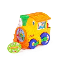 Locomotiva educativa+forme, 22x14x18 cm, Cavallino