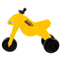 Motocicleta fara pedale, galbena - ROBENTOYS