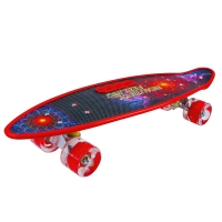 Placa skateboard cu roti silicon, led