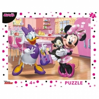 Puzzle cu rama - Minnie (40 piese)