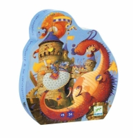 Puzzle Cavalerul si dragonul, Djeco