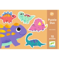 Puzzle duo Micii Dinozauri, Djeco