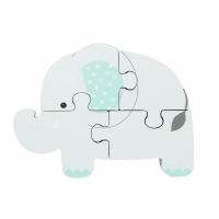 Puzzle elefant din lemn, Orange Tree Toys