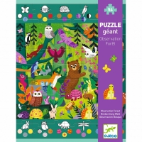 Puzzle gigant Aventuri in padure, Djeco