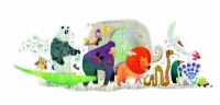 Puzzle gigant Parada animalelor, Djeco