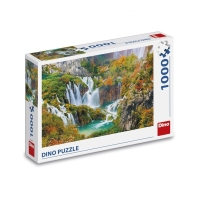 Puzzle 1000 piese, Lacurile Plitvice - DINO TOYS