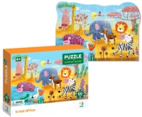 Puzzle - Minunatele animalute din Africa ( 60 piese)