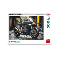 Puzzle 500 piese, Motocicleta - DINO TOYS