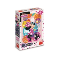 Puzzle neon Minnie, 100 piese - DINO TOYS