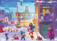 Puzzle - Orasul pregatit de Craciun (60 piese)