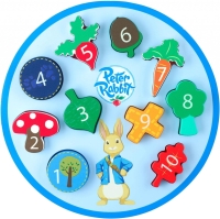 Puzzle Peter Rabbittm cu numere, Orange Tree Toys