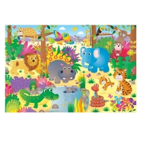 Puzzle Podea: Jungla (30 piese)