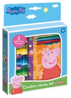 Set creativ cu stampile - Peppa Pig