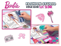 Set de colorat cu activitati Barbie - Fashion Studio