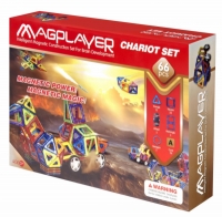 Set de constructie magnetic - 66 piese