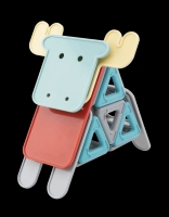 Set magnetic de construit- Magformers Animale, 40 piese