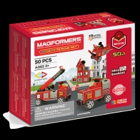 Set magnetic Magformers, Uimitorul cu vehicule de interventie