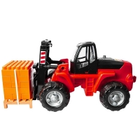 Stivuitor+palet cuburi - PowerTruck, 48x22x23 cm, Wader