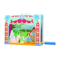 Teatru de masa din lemn, Orange Tree Toys