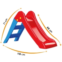 Tobogan rosu+albastru, 70x111x47cm - Dolu