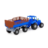 Tractor cu remorca, 43.8x13.4x13.5 cm, Polesie