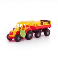 Tractor cu remorca - Altay, 57x17x18 cm, Polesie