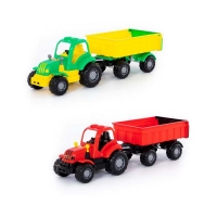 Tractor cu remorca - Hardy, 44x13x14 cm, Polesie