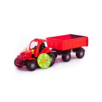 Tractor cu remorca - Hardy, 44x13x14 cm, Polesie