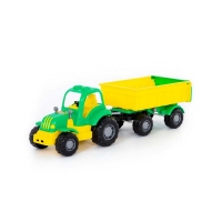 Tractor cu remorca - Hardy, 44x13x14 cm, Polesie