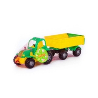 Tractor cu remorca - Hardy, 44x13x14 cm, Polesie