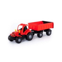 Tractor cu remorca - Hardy, 44x13x14 cm, Polesie