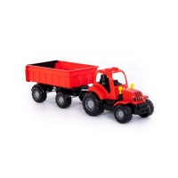 Tractor cu remorca - Hardy, 44x13x14 cm, Polesie