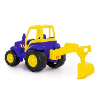 Tractor-excavator - Champion, 36x22x31 cm, Polesie