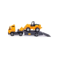 Trailer+excavator - Volvo PowerTruck, 89x19x25 cm, Wader