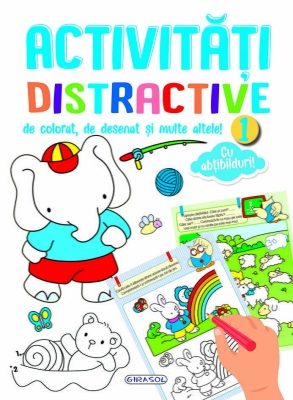 Activitati distractive de colorat, desenat 1